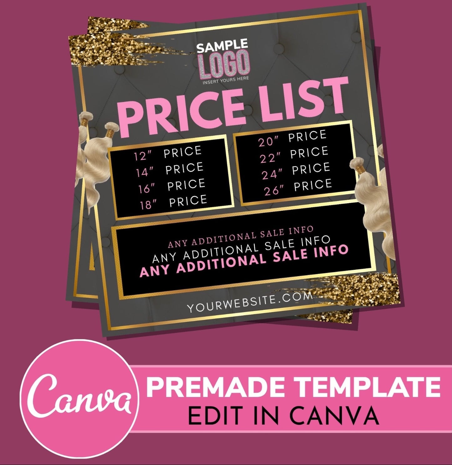 Premade Pricelist Flyer