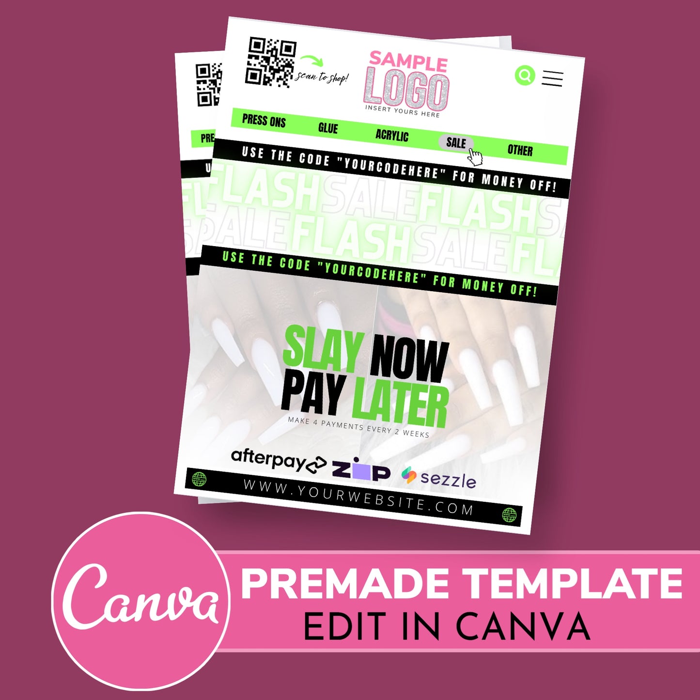 Green Nail Email Template