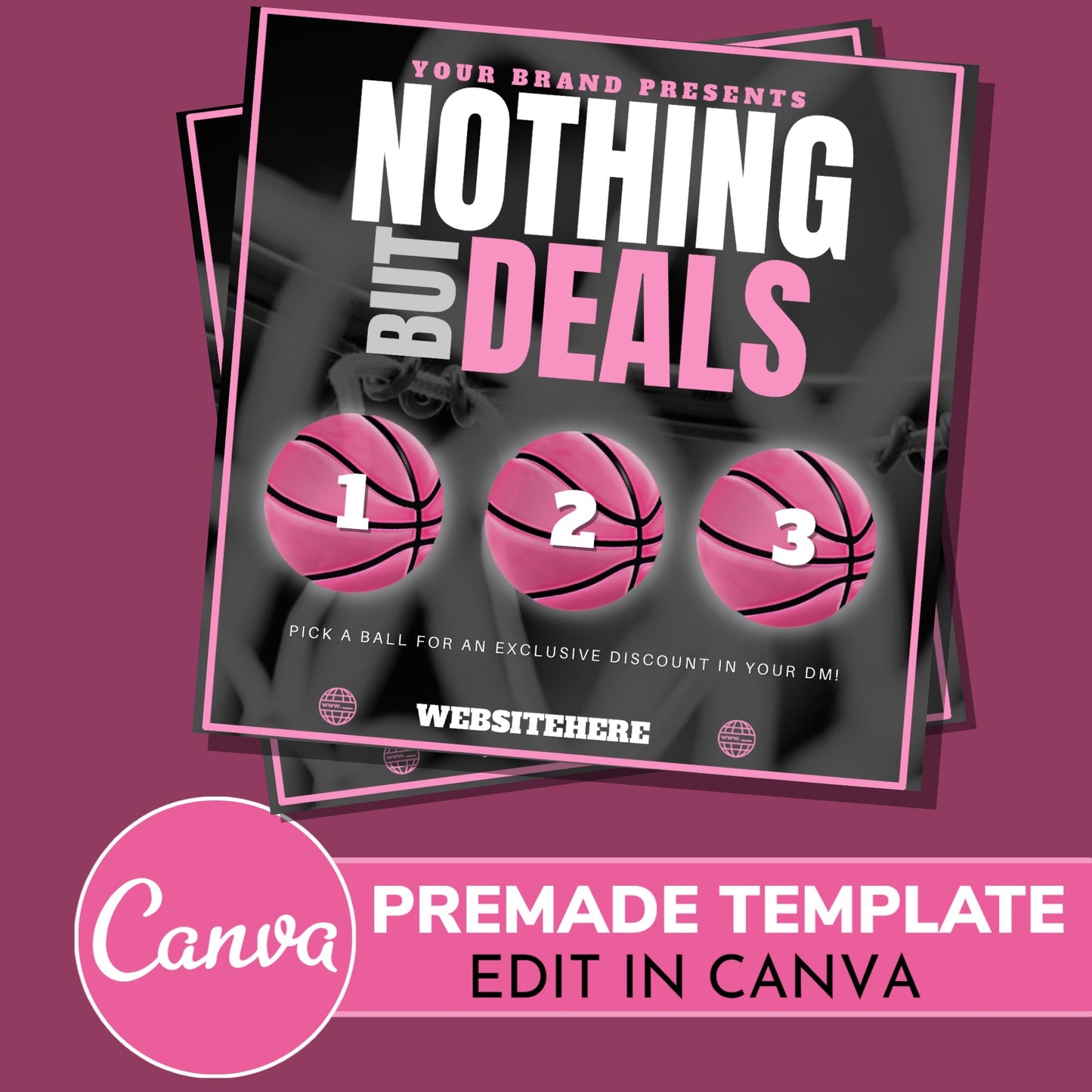 Interactive Social Media Premade Flyer