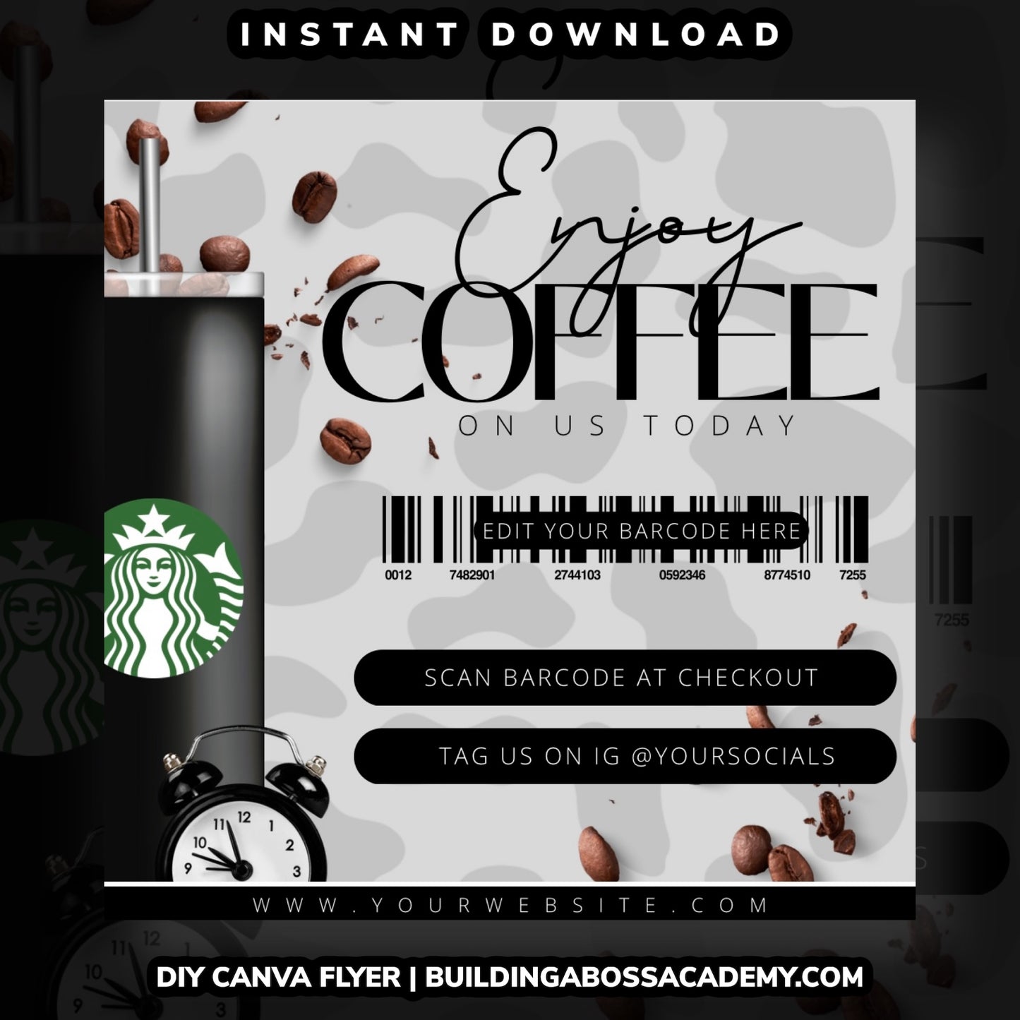 DIY Coffee Flyer