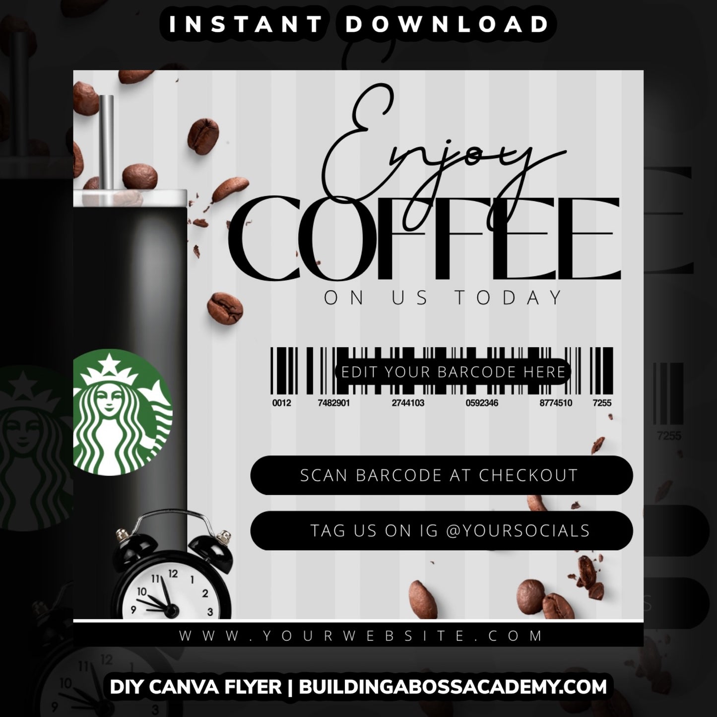 DIY Coffee Flyer