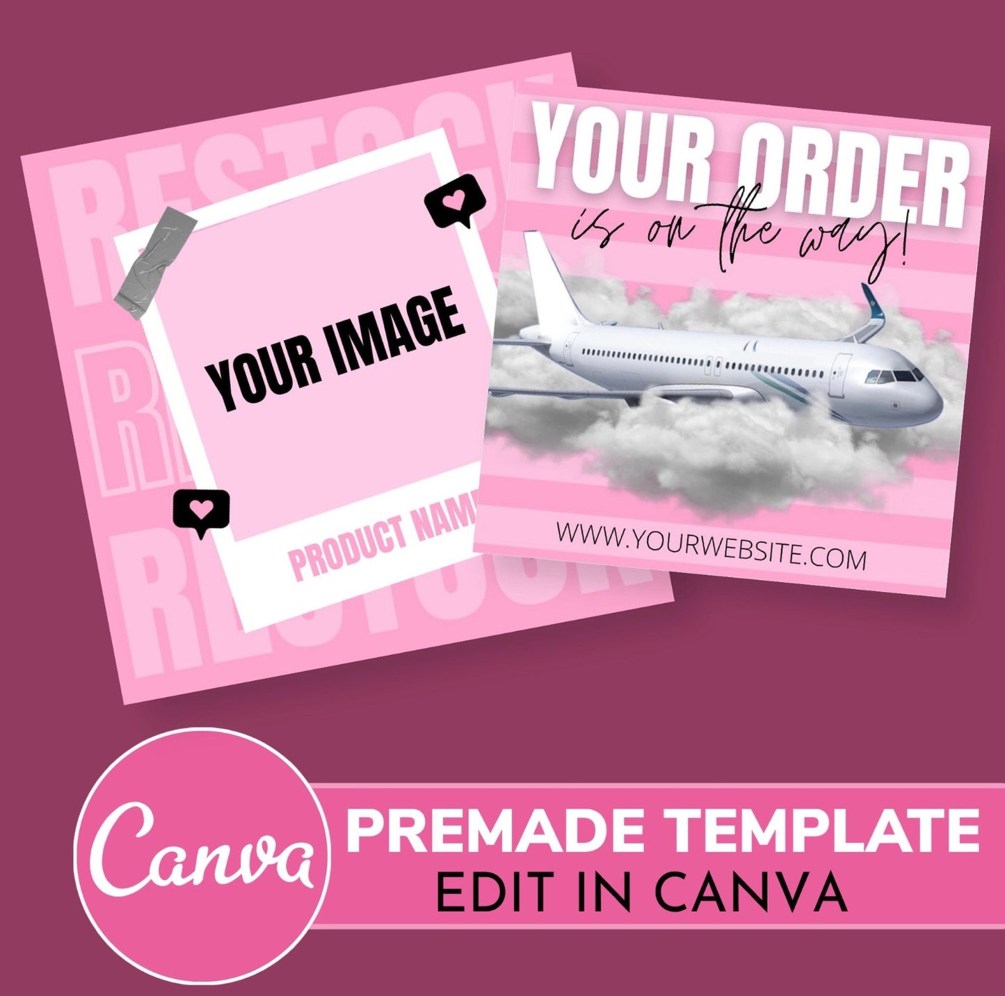 4 Pack Premade Flyers