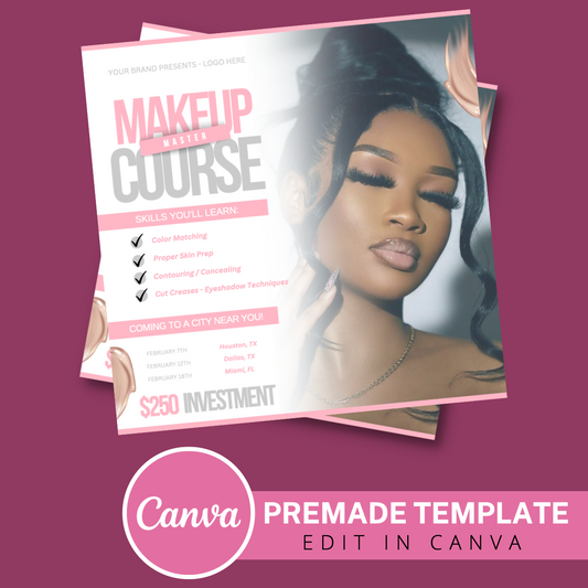 DIY Makeup Course Flyer