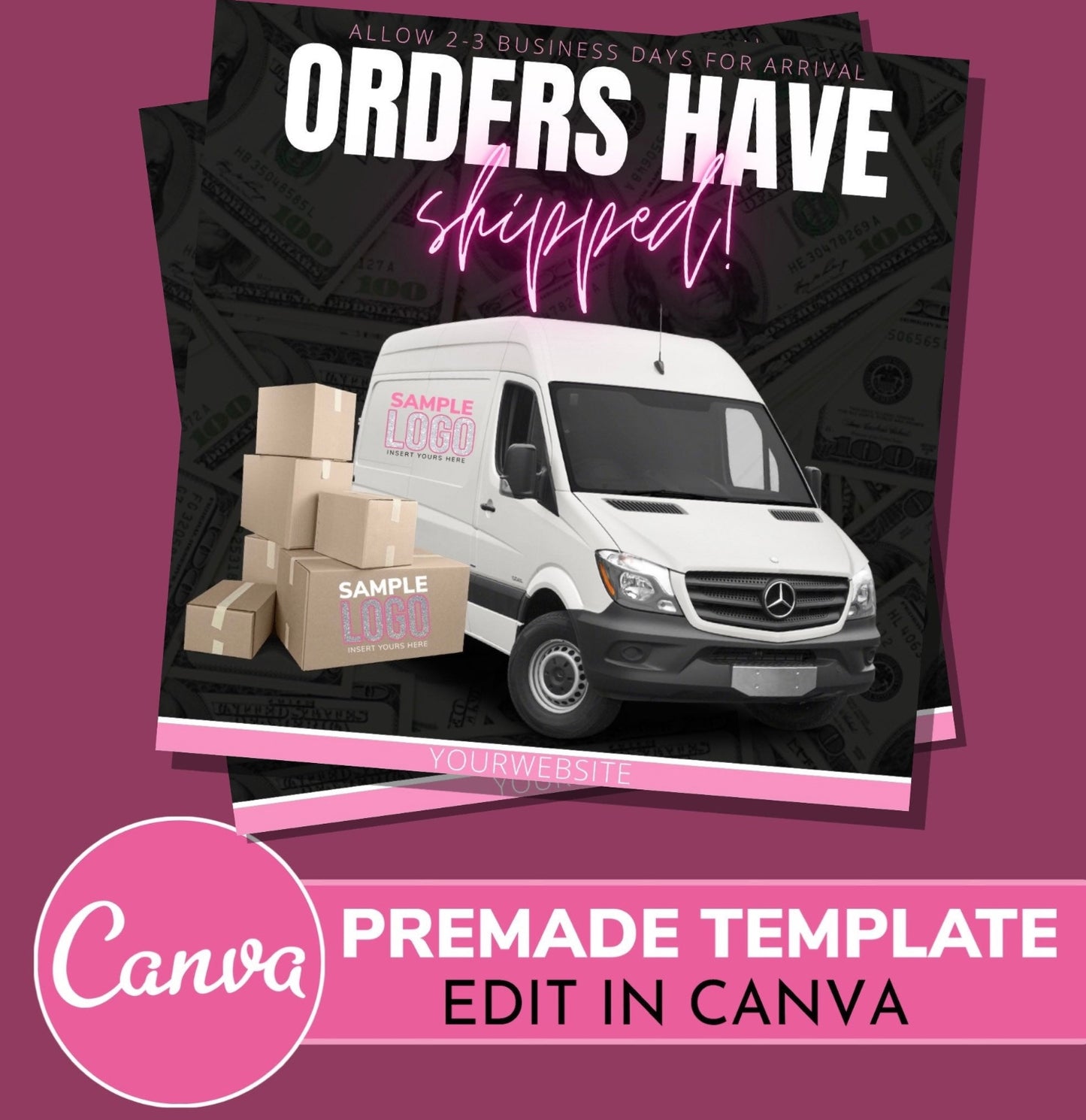 Orders Shipped Premade Flyer