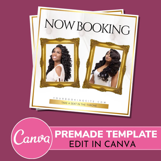 Booking Premade Flyer